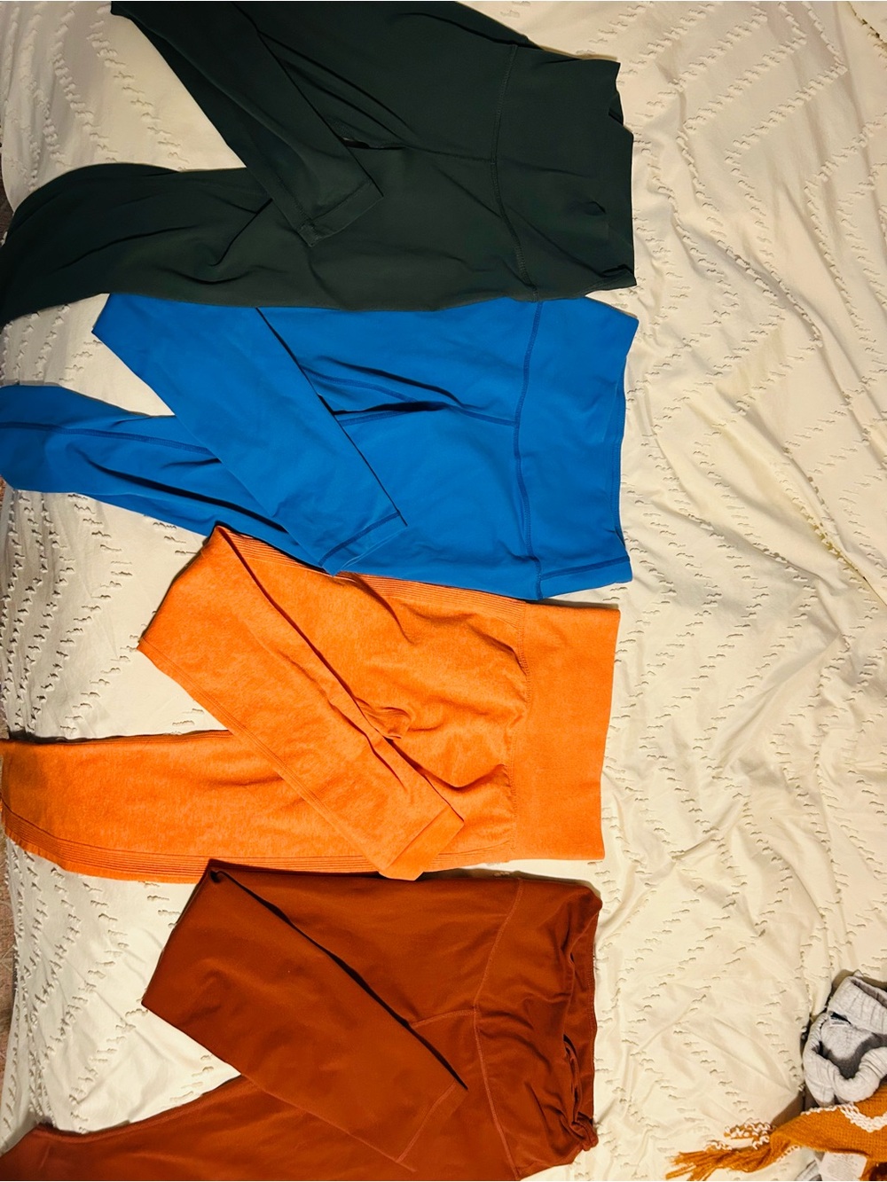 Women’s High-Rise Performance Leggings - Black, Blue, Orange, Rust